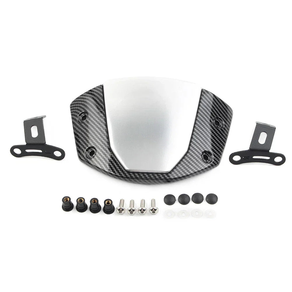 Carbon Fiber Front Windshield Air Deflector for Honda CB650R (2018-2021)