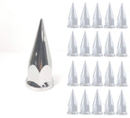 Chrome 33mm Spike Wheel Lug Nut Covers for Set of 20 (2010–2018)