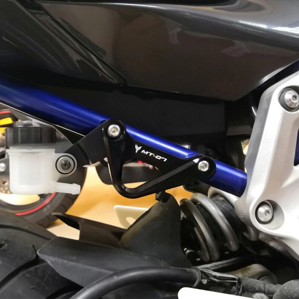 CNC Rear Foot Rest Blanking Plates for Yamaha MT-07 FZ-07 (2014–2024)