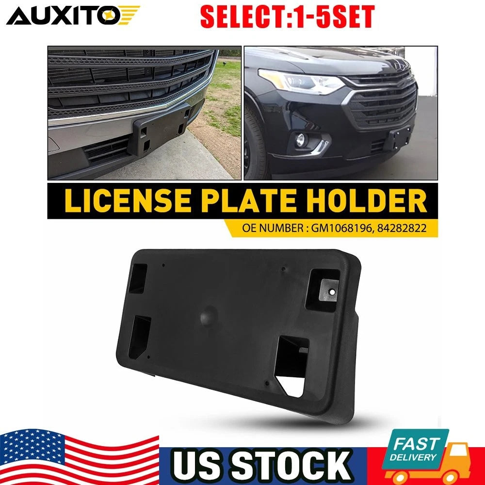 Front License Plate Bracket Holder for Chevy Traverse (2018–2022)