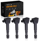 Set of 4 Ignition Coils for Honda Accord Civic Acura ILX TSX (2008–2015)
