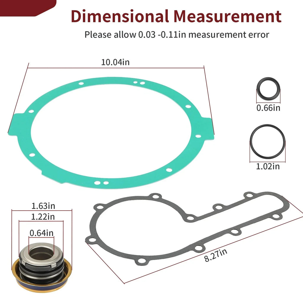 Water Pump Seal + Cover Gasket Kit for Polaris Sportsman Scrambler 850 XP 1000