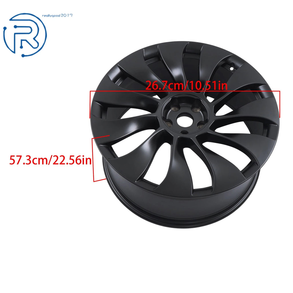 21" x 9.5" Matte Black Wheel Rim for Tesla Model Y (2020–2024) 118822600B