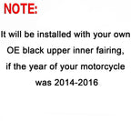 Fairing Kit for Honda CBR650F (2014–2018) - Unpainted White ABS Bodywork