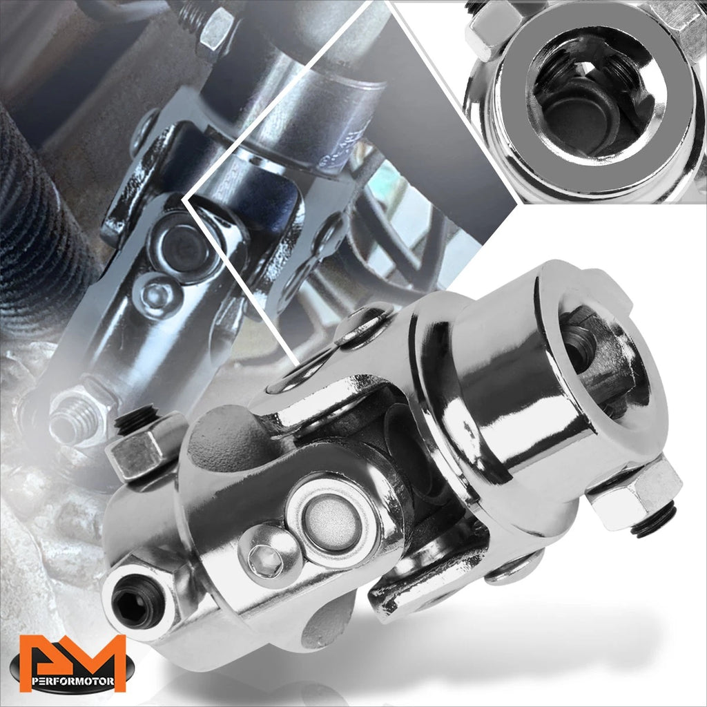 3/4" DD to 3/4" DD Stainless Steel Lock-Nut Steering U-Joint Universal