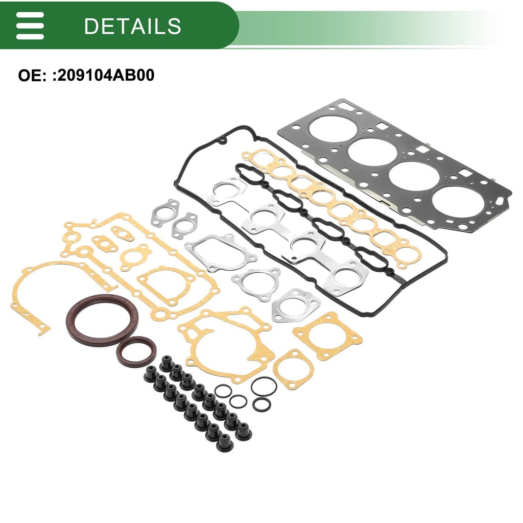 Cylinder Head Gasket Kit No. 209104AB00 for Hyundai D4CB (OLD) (2000–2006)