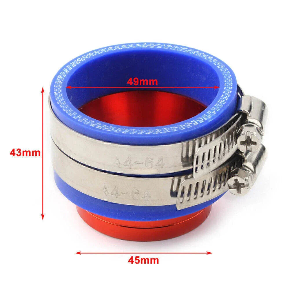45mm Carburetor Joint Conversion Manifold Clamps for PWK PE