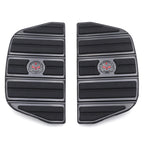 Skull Rider Footboard Insert Kit for Harley Touring/Softail (1987–2015)