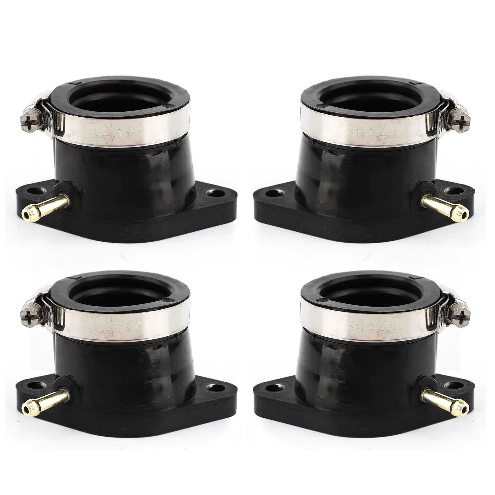 Set of 4 Intake Manifold Carb Clamps for Yamaha XJ650 XJ750 (1981–1983)