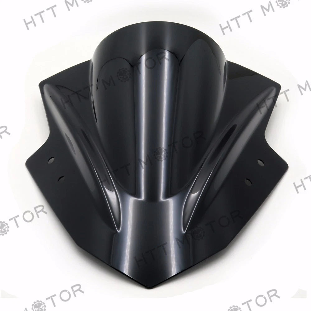 Double Bubble Windshield for Kawasaki Ninja 300 EX300 (2013–2015) Black