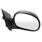 Set of 2 Black Manual Fold Exterior Mirrors for Ford F150 (1997–2004)