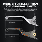 Pair Brake Clutch Levers for Harley Ultra Limited FLHTK, FLHTKL (2014–2023)
