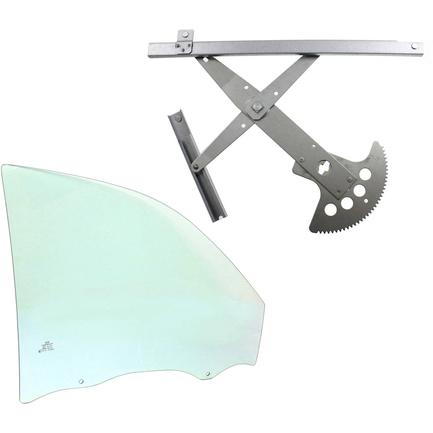 Door Glass Kit for Chevrolet Classic (2004–2005) Front Passenger Side