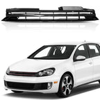 Badgeless Sport Grille for VW MK6 Golf/GTI/Jetta (2010–2014) - Carbon Fiber