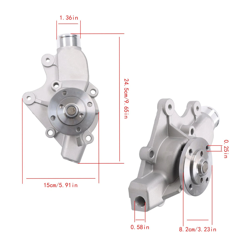 Engine Water Pump with Gasket for Jeep Cherokee (1987–2001)
