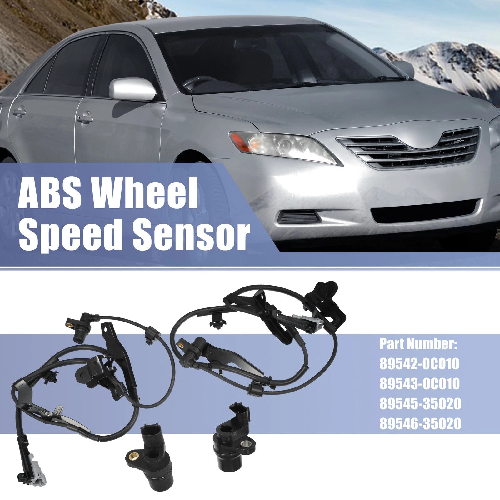 Set of 4 ABS Sensors for Toyota Tundra (2000–2006)