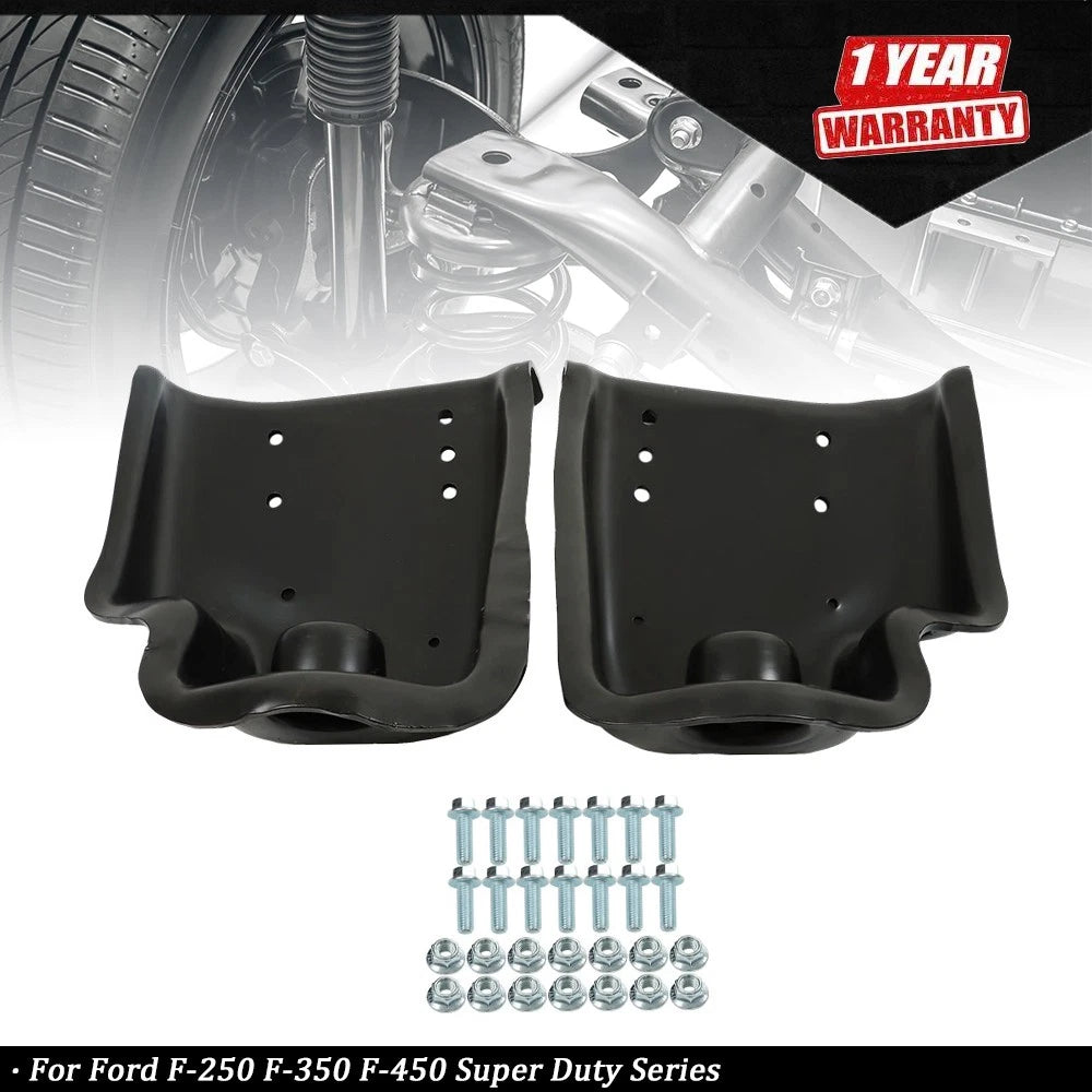 Set of 2 Front Spring Seat Housing Shock Towers for Ford Super Duty (2004–2007)