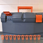 Wall-Mounted Storage Rack for Garage Organizer with 10 Hooks