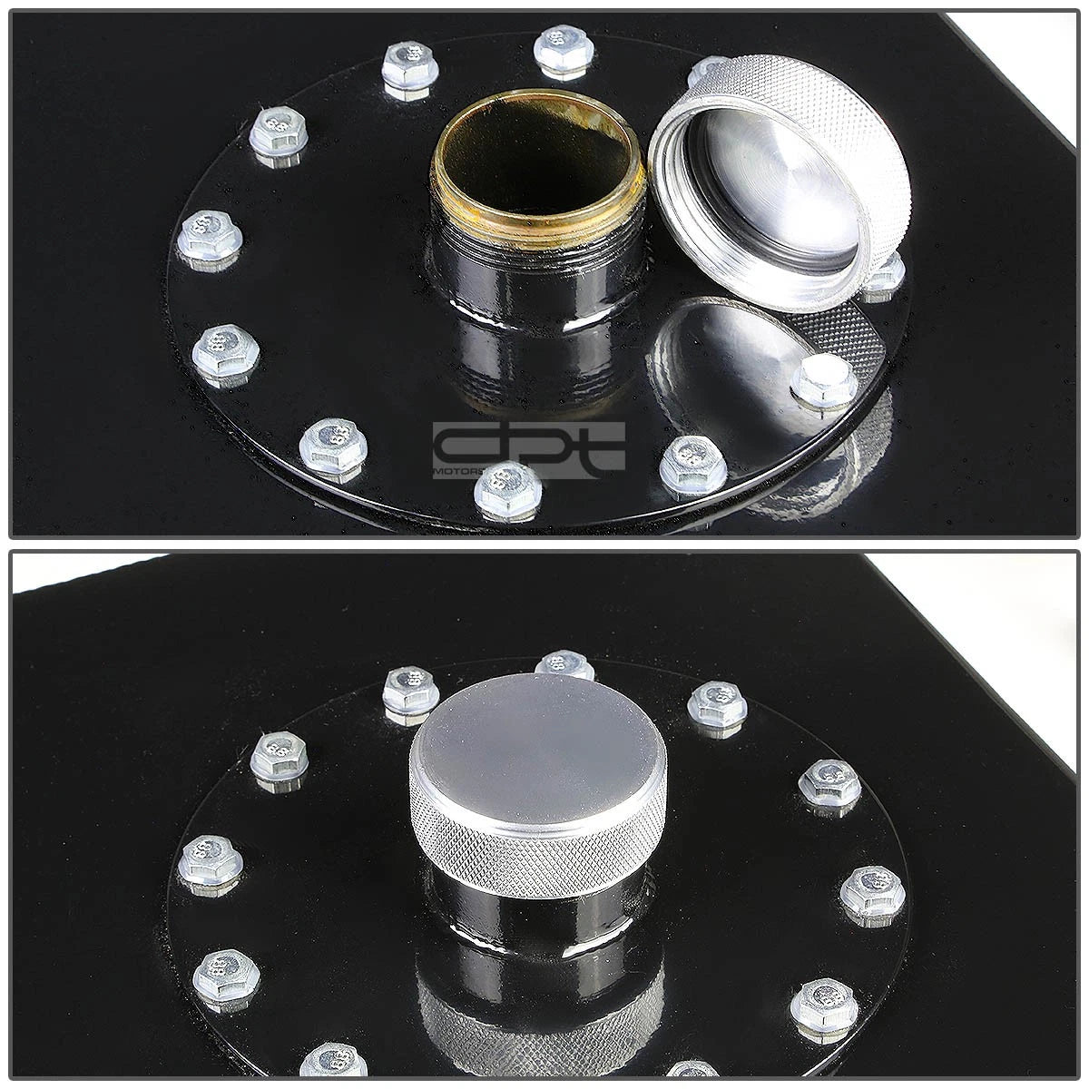 19 Gallon Racing Fuel Cell Tank with Cap and Level Sender for Universal Fit