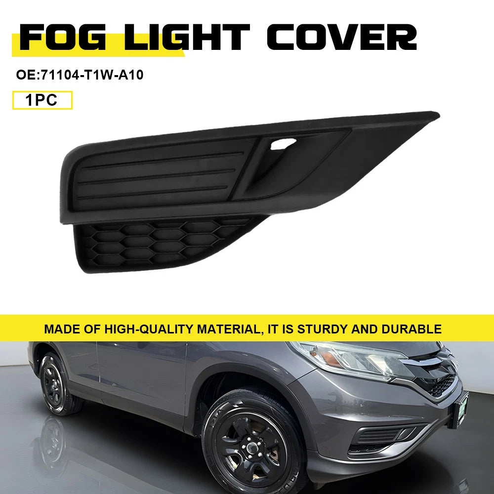 Fog Light Trim Grille for Honda CR-V (2015–2016) Black EXV