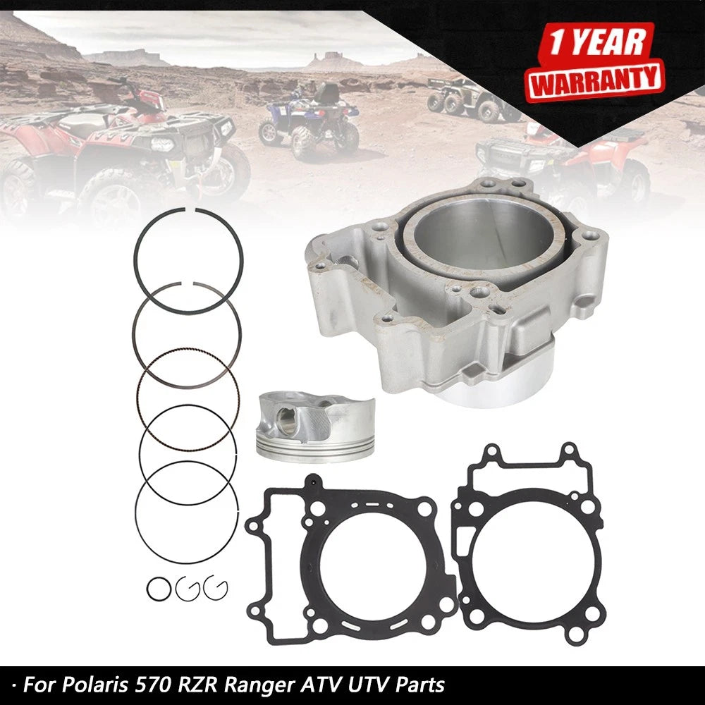 Cylinder Piston Top End Gaskets Kit for Polaris RZR Ranger 570 (2015–2023)