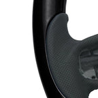 18 Inch Steering Wheel Replacement Wood Glossy Black for Peterbilt 579 (2012–2021)