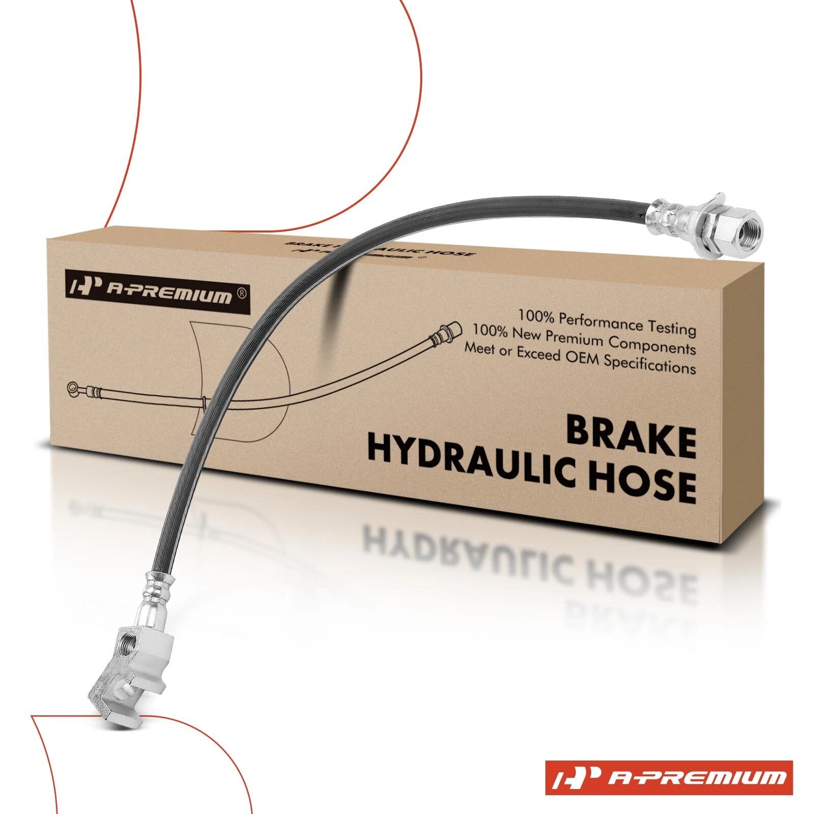 Rear Center Brake Hydraulic Hose for Ford F-250 Super Duty (1999–2004)