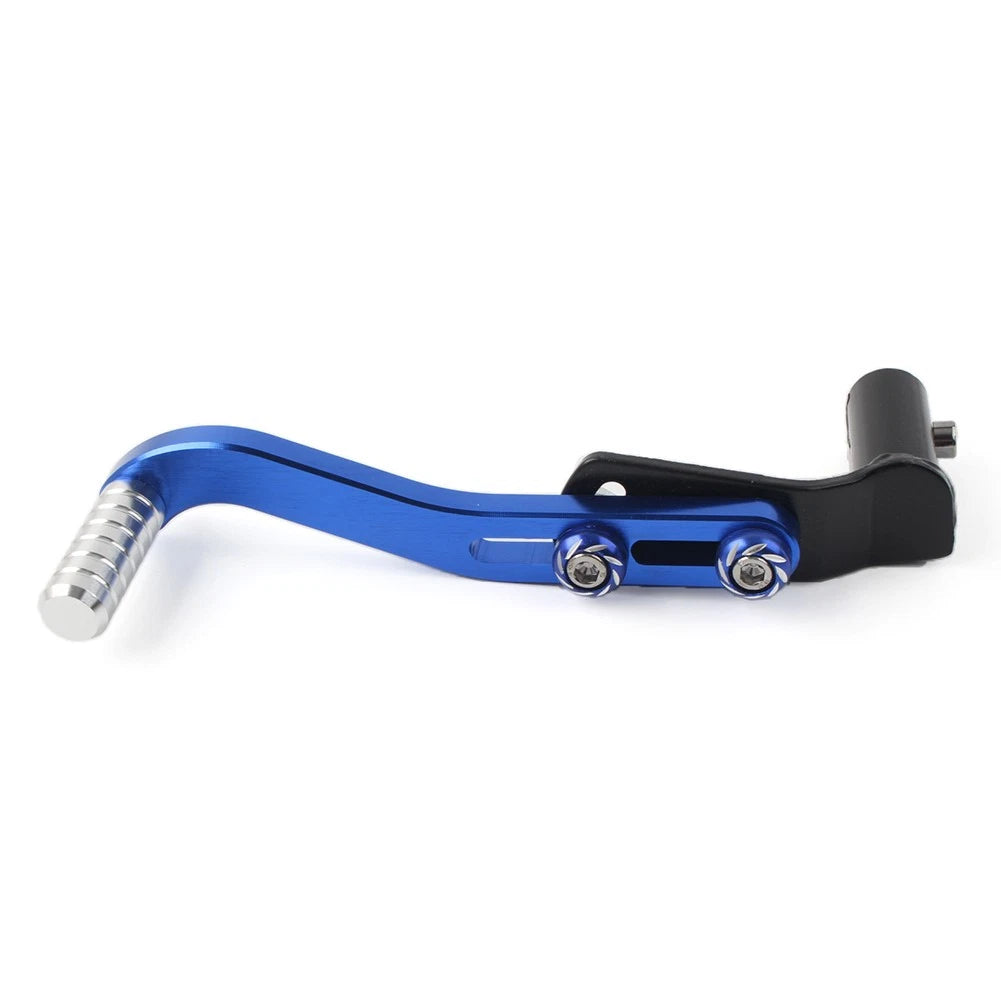 CNC Gear Shift Lever Footrest Pedal for Universal Vehicles (Blue Aluminum)