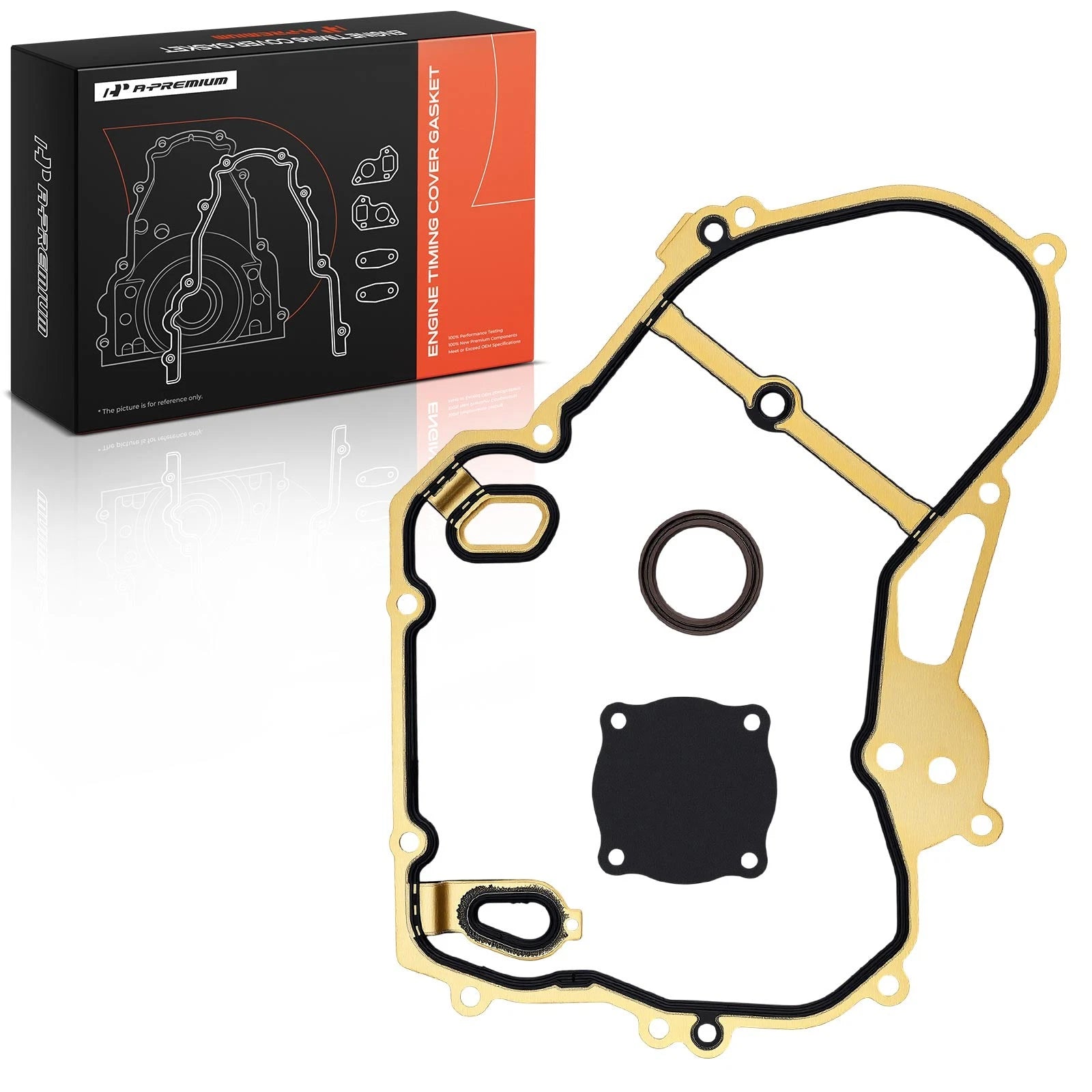 Engine Timing Cover Gasket Set for Chevy Malibu Cobalt Pontiac (2004â2010)