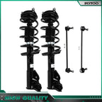 Set of 4 Front Complete Struts & Sway Bar End Link Kits for Honda Civic (2013–2015)