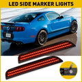2X LED Front Bumper Side Marker Light for Ford Mustang (2010–2014)