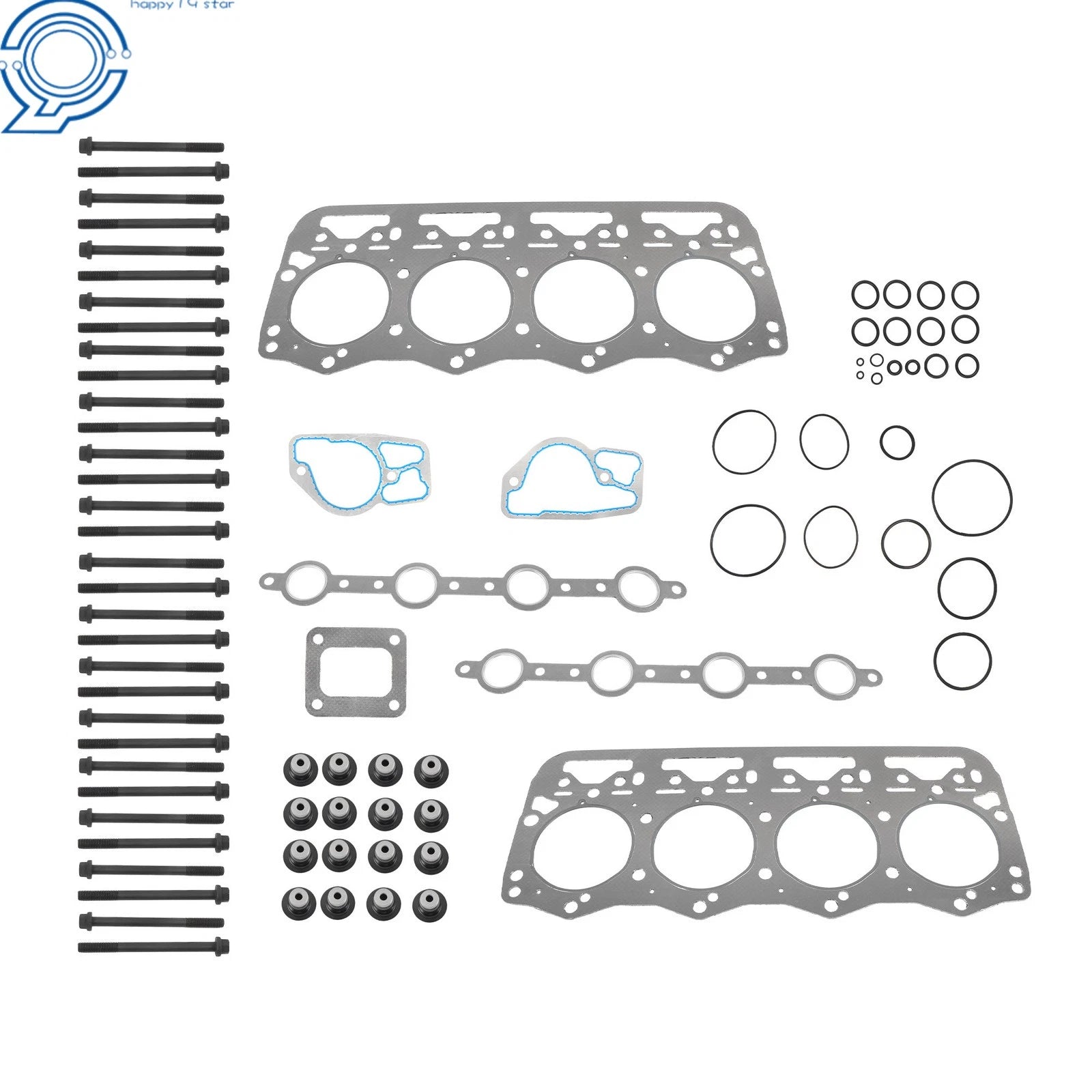 Set of Head Gasket Bolts for Ford E350 E450 F250 F350 Diesel Turbo (1994–2003)