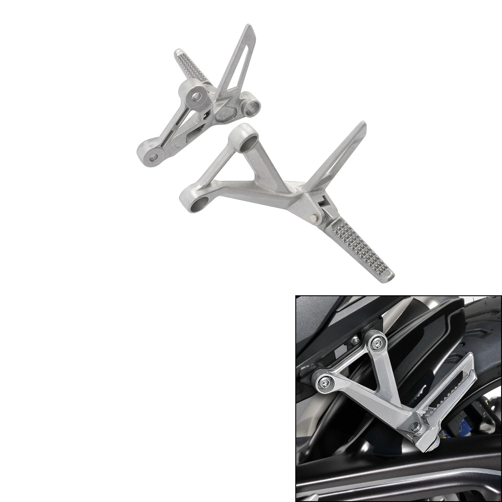 Passenger Footpegs Footrests Bracket for Honda CB500F CBR500R (2016–2024)