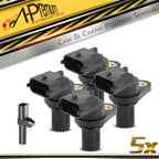 Set of 4 Camshaft & Crankshaft Position Sensors for Benz C280 (2001–2007)