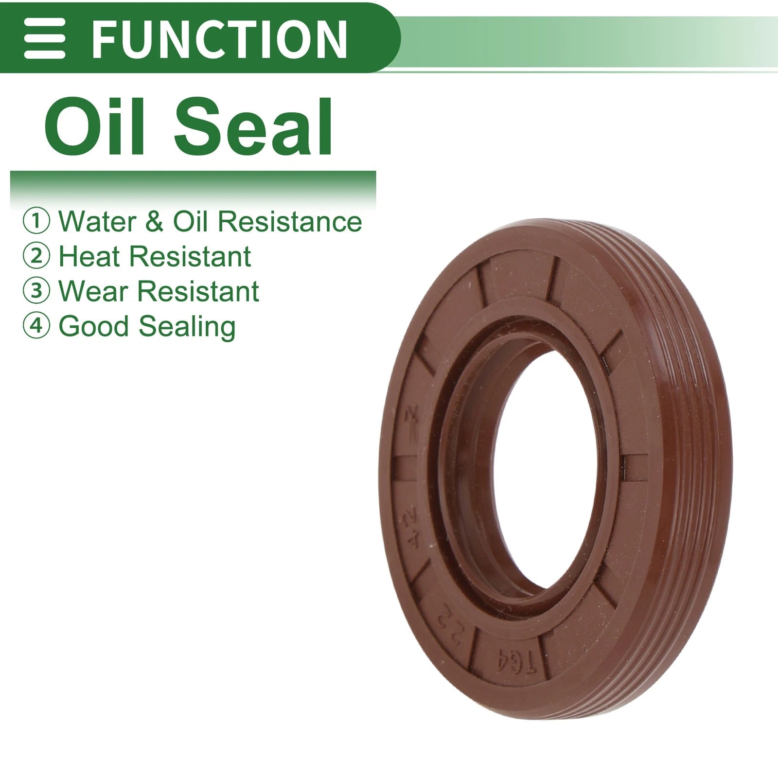 Set of 5 Oil Seals FKM Rubber 22x42x7mm for Automotive Applications