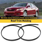 2pcs Roof Top Trim Molding Kit Rubber for Toyota Camry (2007–2011)