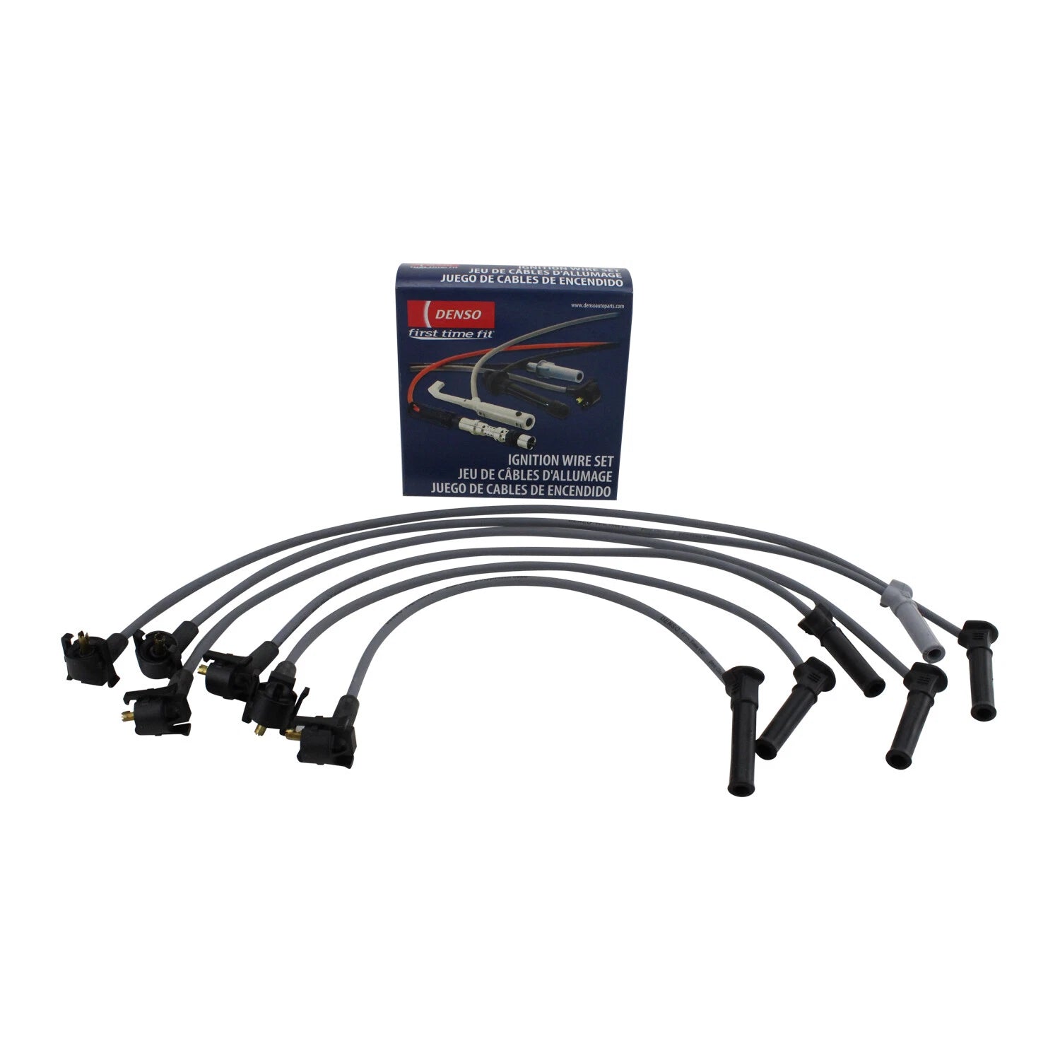 Denso 671-6237 Spark Plug Wire Set 8mm for Ford Mustang (2005–2006)