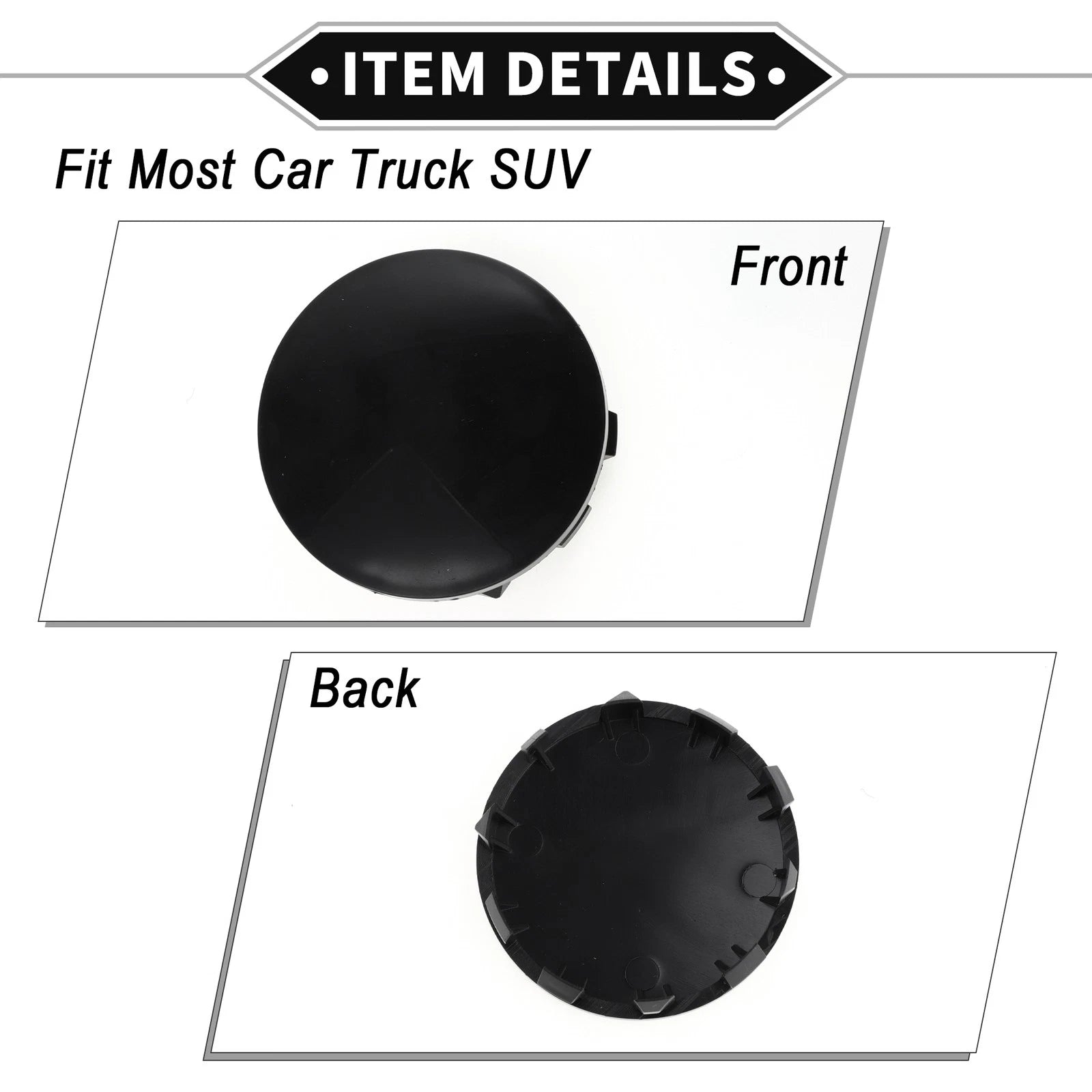 Set of 4 Wheel Hub Center Caps for BMW 5 Series G30 (2017–2023) 56.5mm OD