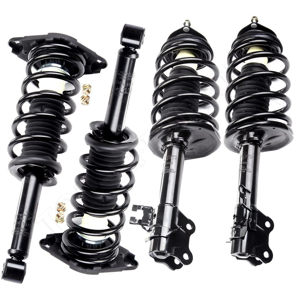 Set of 4 Complete Struts and Coil Springs for Nissan Sentra (2002–2006)