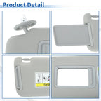 Left Side Sun Visor for Lexus GX460 (2010–2023) No. 74320-60D22-A0 Gray