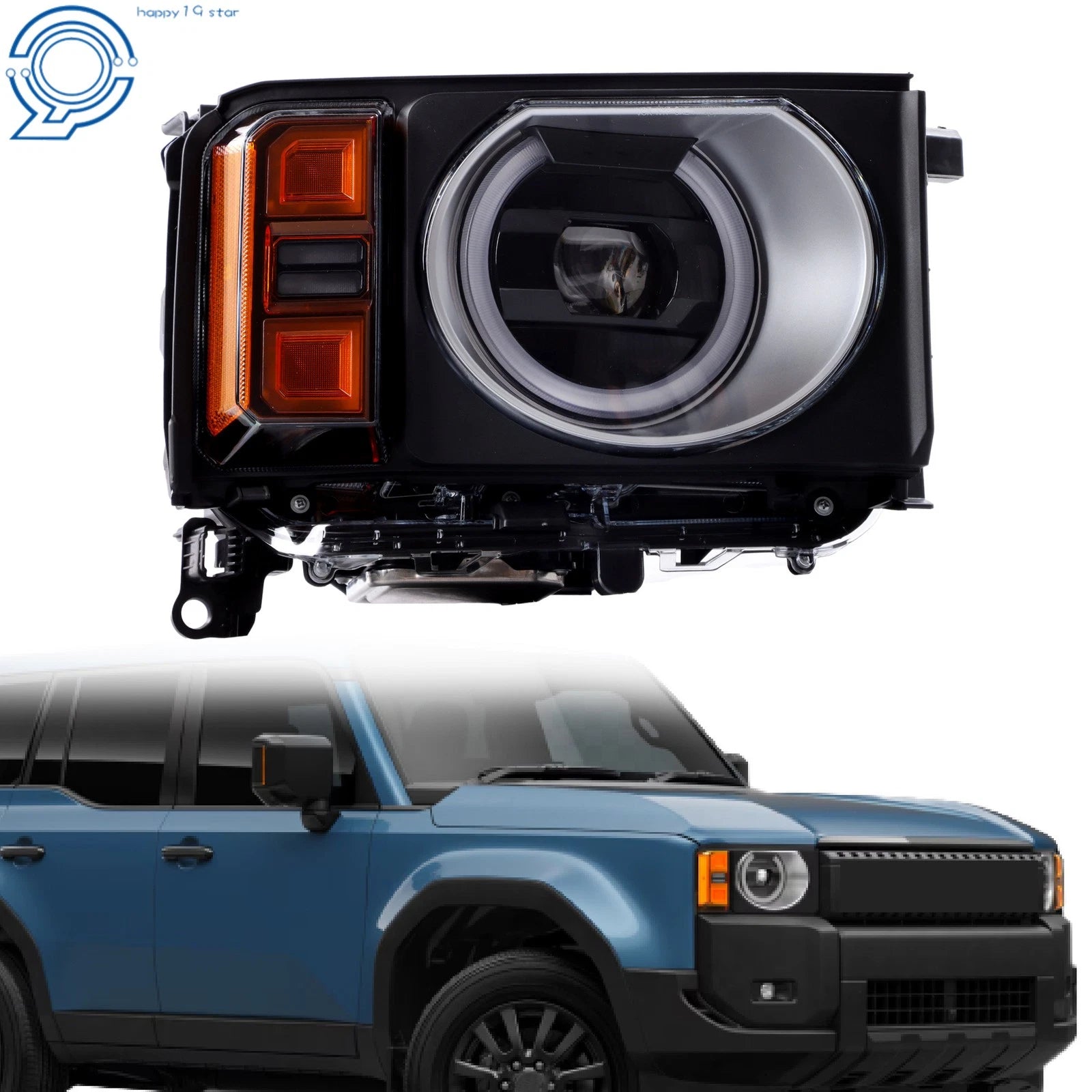 LED Headlights Assembly for Toyota Land Cruiser (2024–2025)