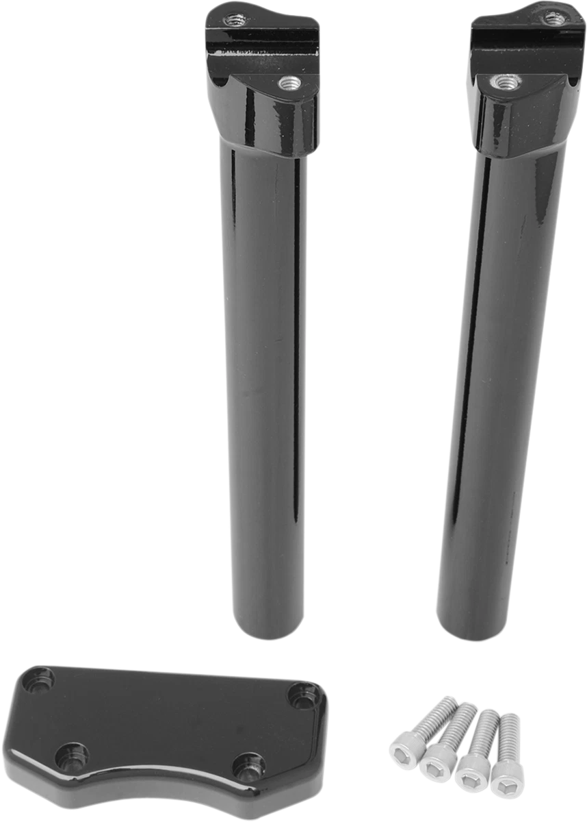 12" Handlebar Riser & Top Clamp Kit for Buffalo - Black
