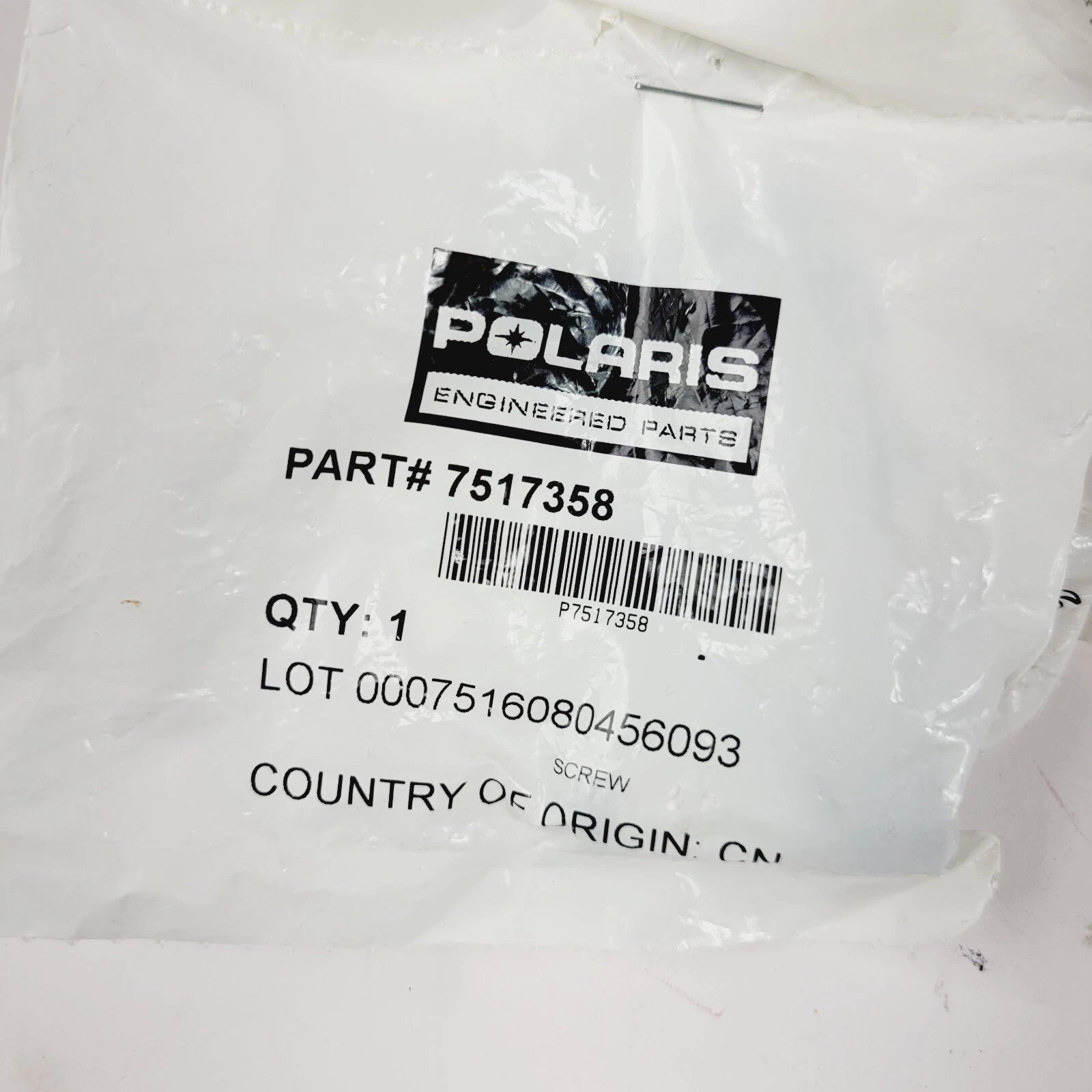 Polaris Screw OEM 7517358 for Polaris Models