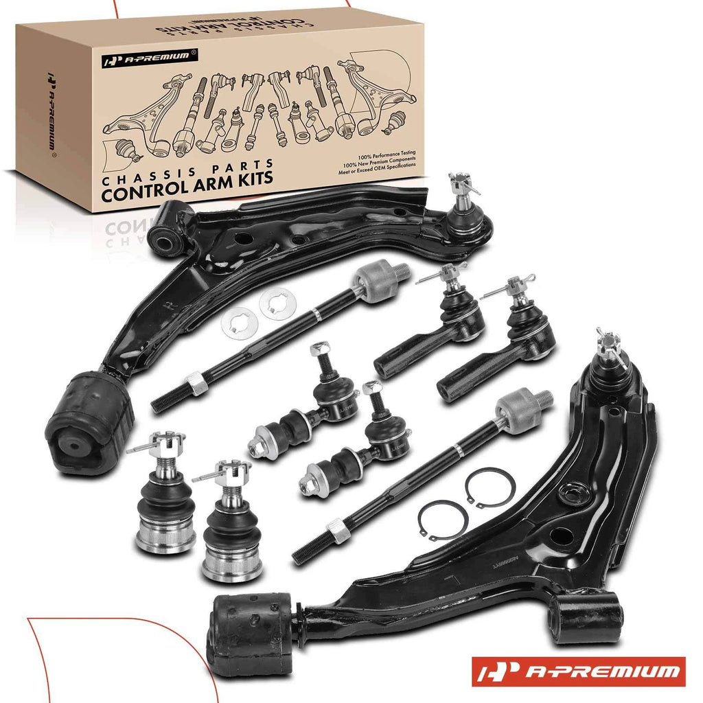 10x Front Control Arm Ball Joint Tie Rod for Nissan Sentra (1991–1994)
