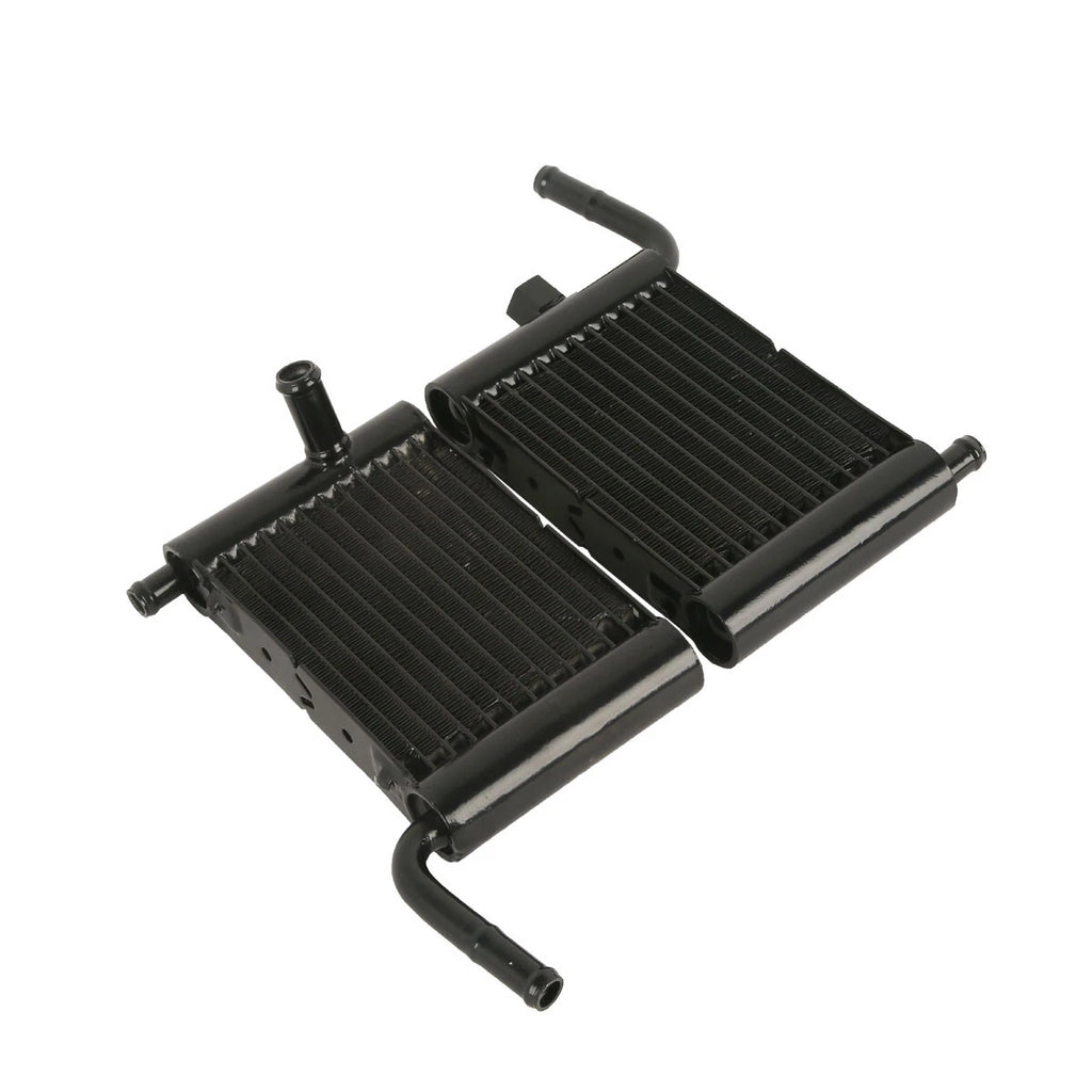 Black Lower Vented Fairing Radiator Cooler for Harley Touring (2014–2024)