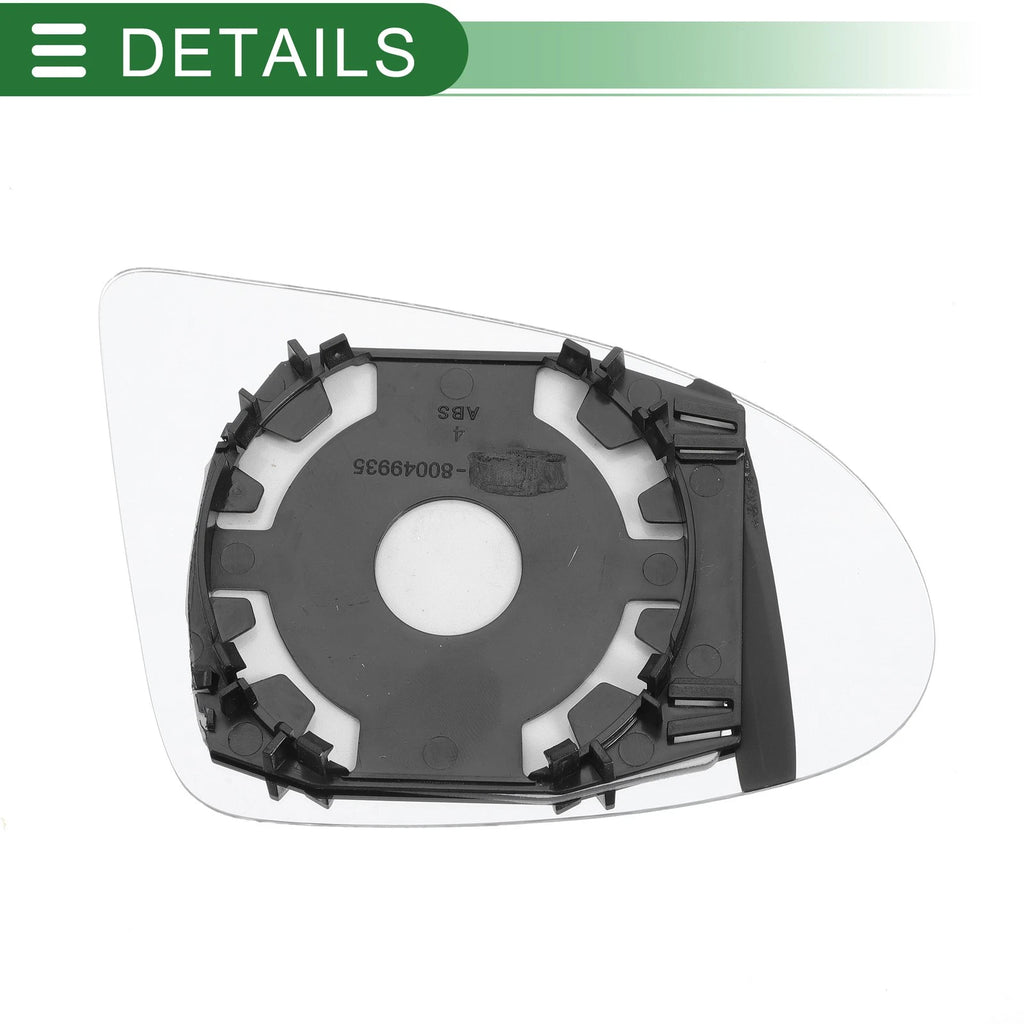 Aspherical Left Side Mirror Glass Replacement for Audi A2 (2000–2005)