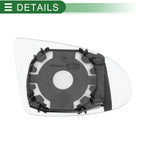 Aspherical Left Side Mirror Glass Replacement for Audi A2 (2000–2005)
