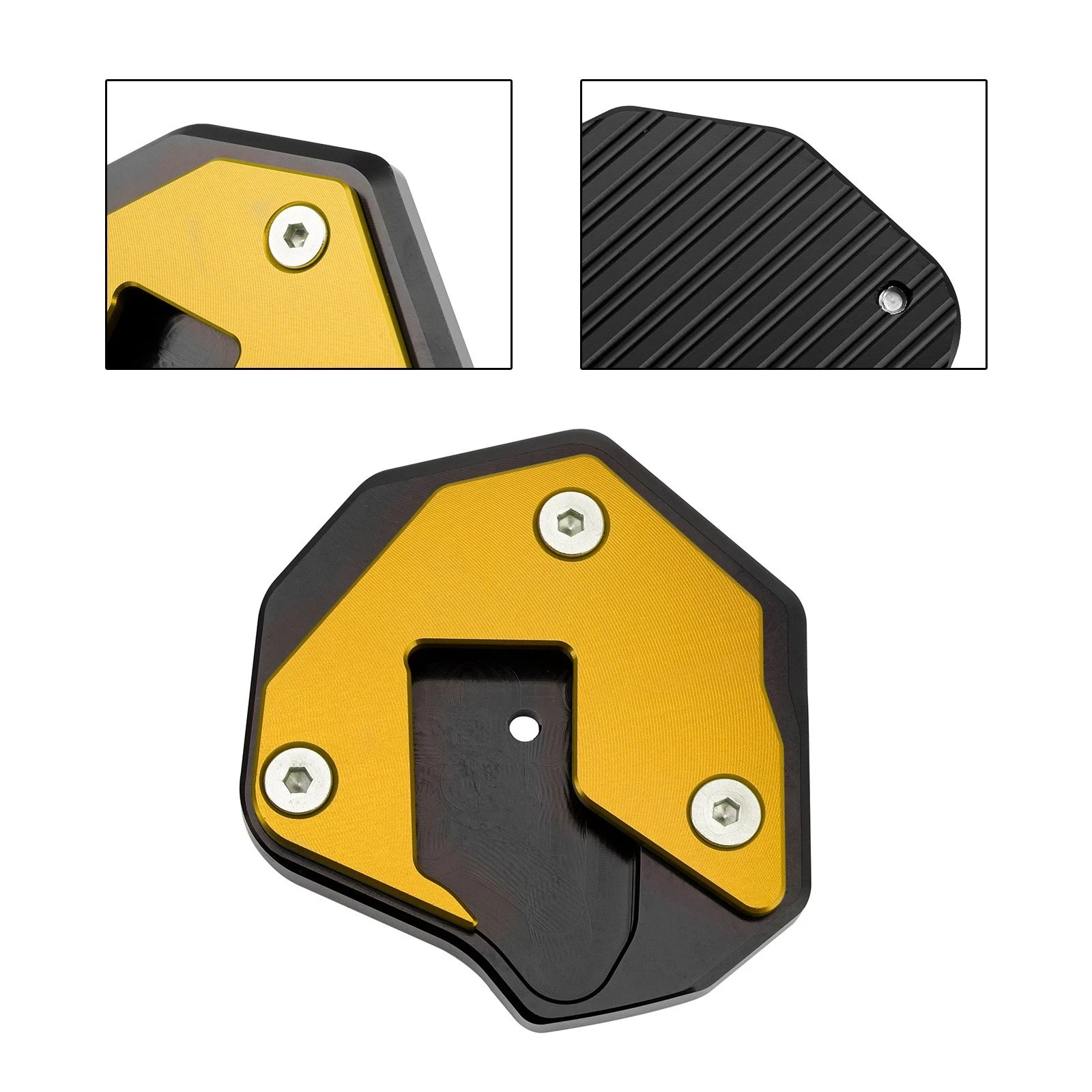 Kickstand Enlarged Plate Pad for Suzuki GSXR1300R (2008–2020) Gold
