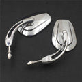 Chrome Big Mirrors for Harley SuperLow Iron 883 1200 Custom Roadster (2009–2023)