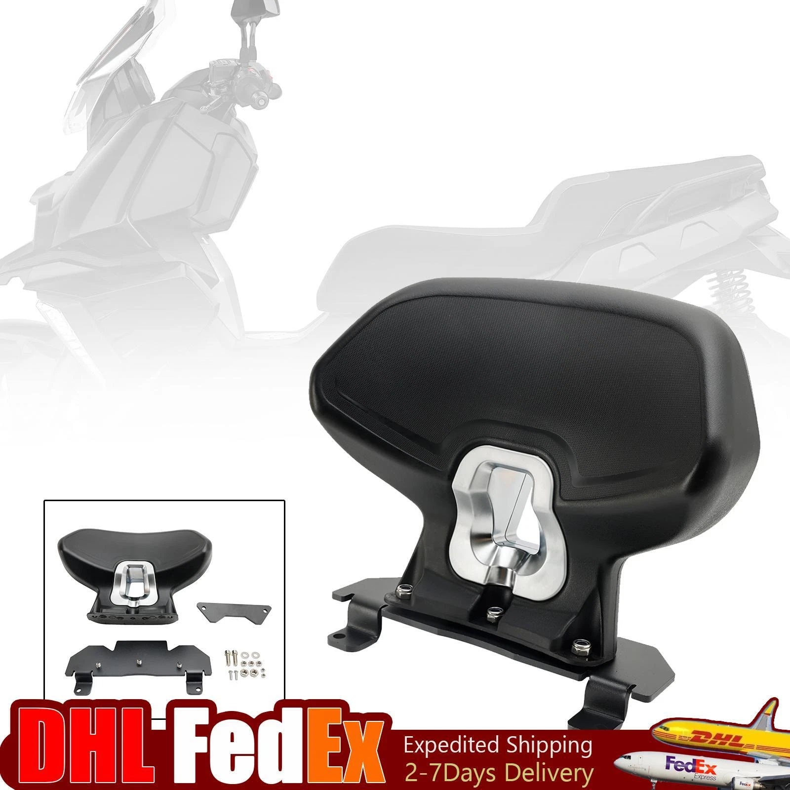 Passenger Sissy Bar Backrest for BMW C400X (2018–2023)